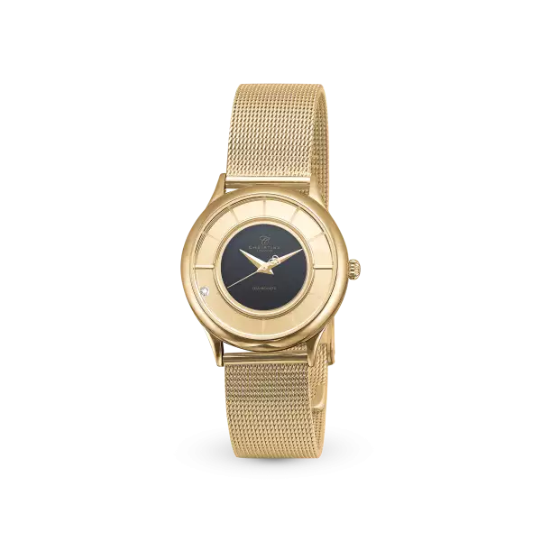 Hodinky - Christina Collect 32mm, mesh, gold pl,