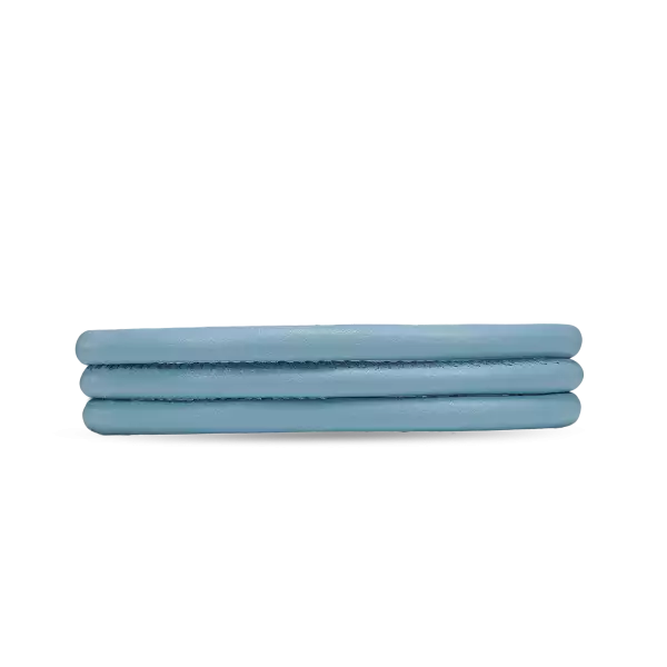 Náramok kožený Slim - Slim Læderarmbånd - Light blue