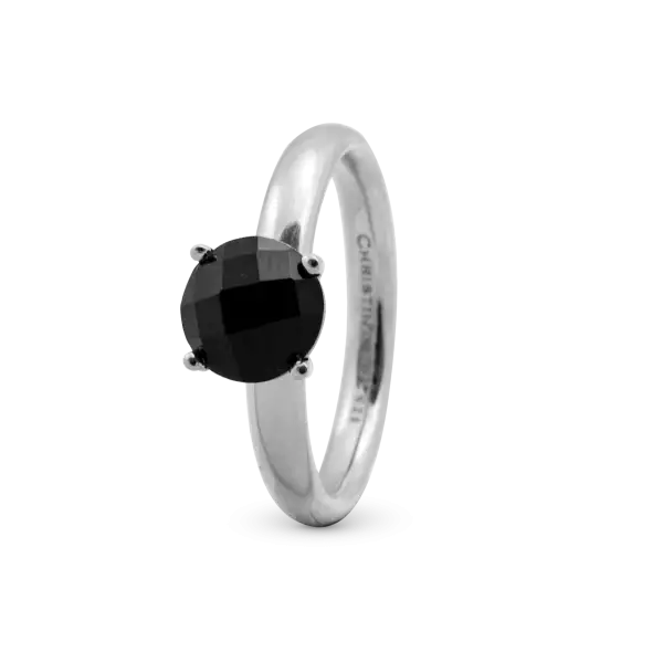 Prsteň - Black Onyx, silver, size 61