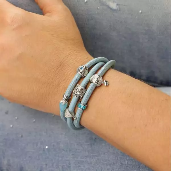 Hotový náramok - Ready Slim Armbånd med 6 charms - 2