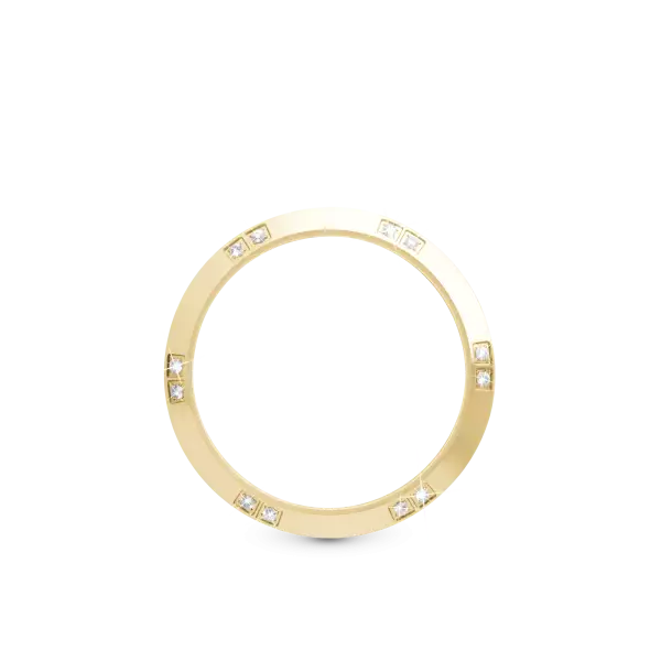 Luneta na hodinky Collect - Topring 12 biele zafíry