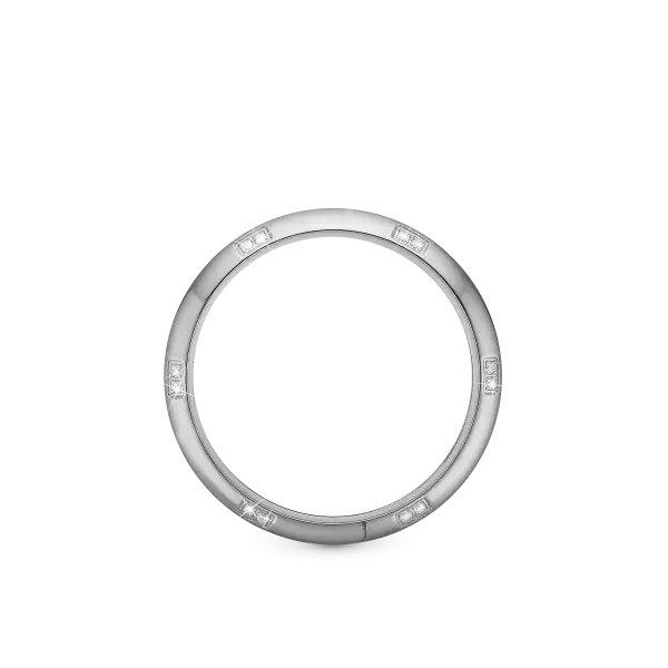 Luneta na hodinky Collect - Topring 12 Biele CZ