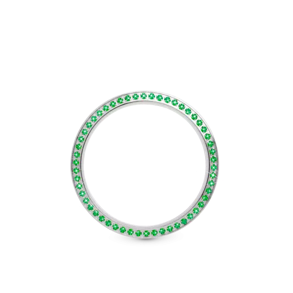Luneta na hodinky Collect - Topring 54 Grønne Tsavoriter