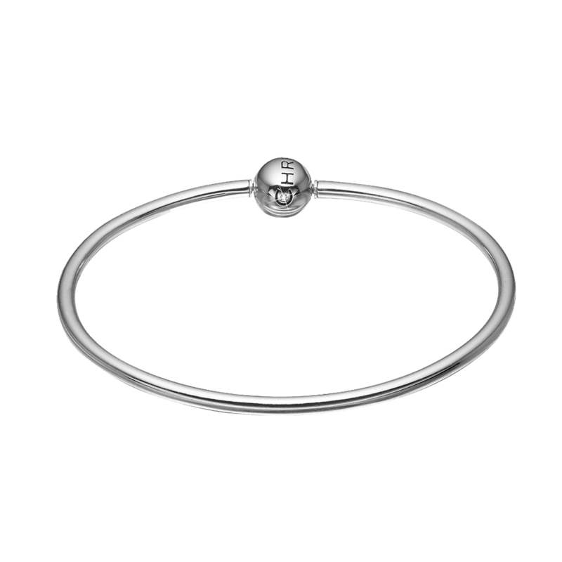 Náramok strieborný Slim - Pevný náramok Christina Bangle Slim charms 2