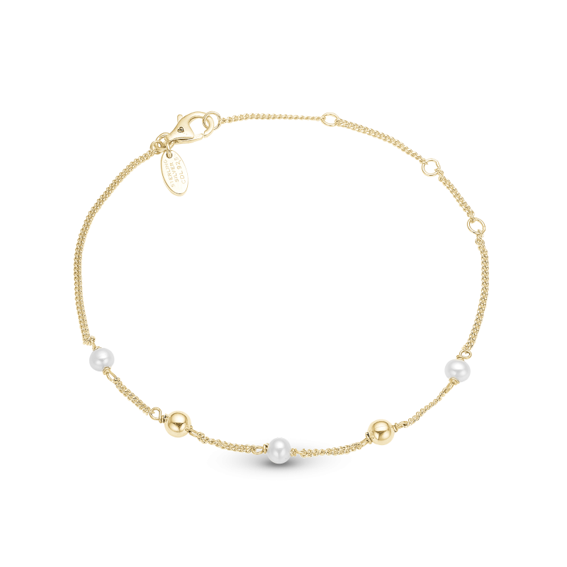 Náramok - Fresh water pearl armbånd 2